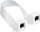 Kabllo rrjeti Alcasa 8055 F44QW, RJ45, 0.5m, e bardhë