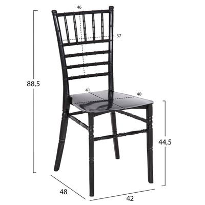 Stol catering Tiffany New 42x48x88,5Hcm (HM8058.07), zezë