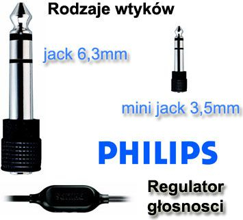 Kufje mbi vesh Philips SHP2500, 6m kabllo, me rregullim zani, gri