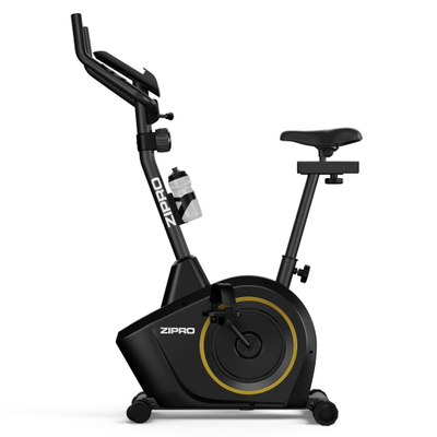 Biçikletë stacionare magnetike Zipro Boost Gold, 8 nivele rezistence, ekran LCD, e zezë