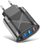 Karikues mur Promate GANPORT4, 100W, GaNFast PD Quick Charge 3.0, i bardhë