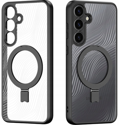 Маска за телефон Dux Ducis Futera Aimo Mag за Samsung S25, MagSafe, црна