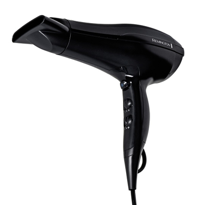 Tharëse flokësh Remington D5210, 2200W, qeramike jonizuese, e zezë