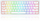Механичка тастатура Redragon K730W RGB Pro Draconic V2, 61 копче, безжична, бела