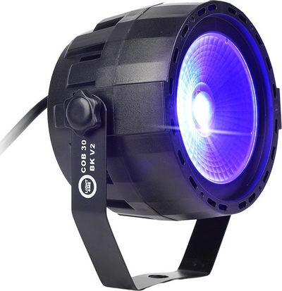 Dritë skene PAR RGB, LED COB 30W, 35°, e zezë