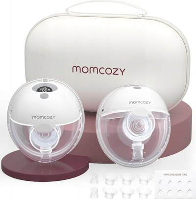 Pompe gjiri Momcozy M5 All in One, set dyshe, e veshshme, e bardhë