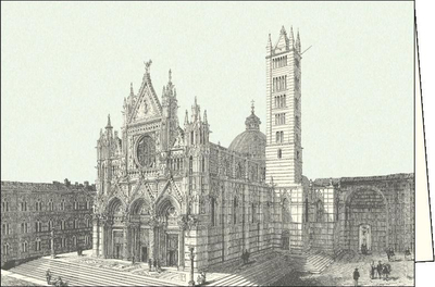Kartolinë me zarf Rossi ITW 011 Siena Cattedrale S. Maria