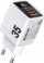 Karikues muri Wekome WP-U25, 35W GaN, USB-C PD edhe USB-A, i bardhë