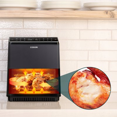 Fritezë me ajër Cosori Dual Blaze, 6.4L, smart, e zezë