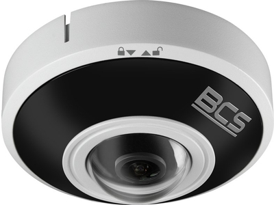 Kamerë IP fisheye BCS Line BCS-L-FIP26FSR1-Ai2, 6Mpx, IR 15m, bardh e zi