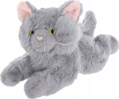 Lodër pelushi mace MADE Cat Lying, 45 cm, gri