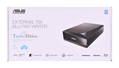 Lexues Blu-Ray i jashtëm ASUS BW-16D1X-U, USB 3.0, RW, i zi