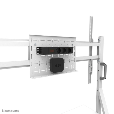 Stendë dyshemeje për TV Neomounts FL50-525WH1, 55"-86", me rrota, e bardhë