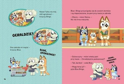 Книга за деца Bluey Fairy Tales 5 Minutes Before Sleep, 6 раскази, со илустрации