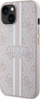 Kapak telefoni Guess 4G Printed Stripe për iPhone 15 6.1", plastik, rozë
