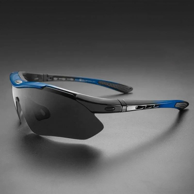 Syze biçiklete Rockbros 10007, Polarized UV400, 4 xhama, të zeza