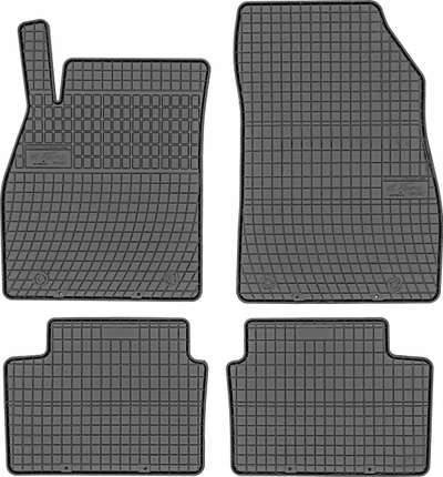 Tapete dyshemeje makine FROGUM El Toro 0690, set 4 copë, gomë, të zeza