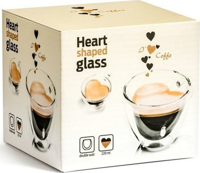 Filxhan GM Heart, 220ml, trasparent