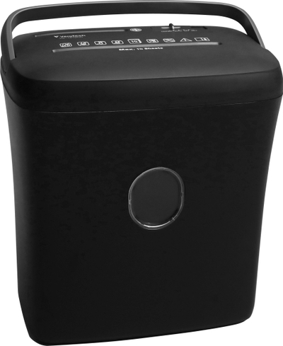 Уништител на документи Веротех VS-1010CC P-4, 350 W, 21L, црн