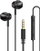 Kufje Mcdodo Splash In Ear, me mikrofon, mini jack 3.5mm, të zeza