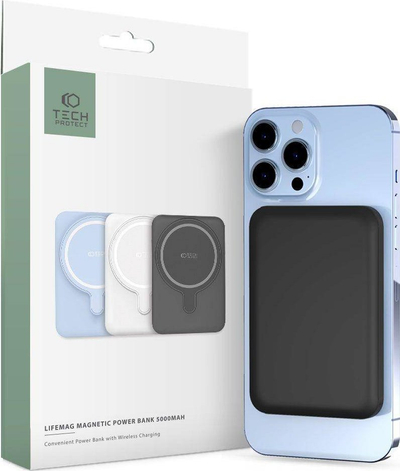 Powerbank Tech-Protect PB10 LifeMag, 5000mAh, MagSafe, i zi