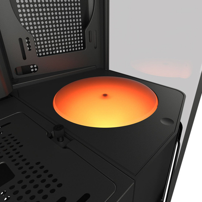 Kasje PC Cougar FV270 RGB Gaming Mid Tower, ATX E ATX Micro ATX Mini ITX, xham i lakuar i temperuar, e zezë