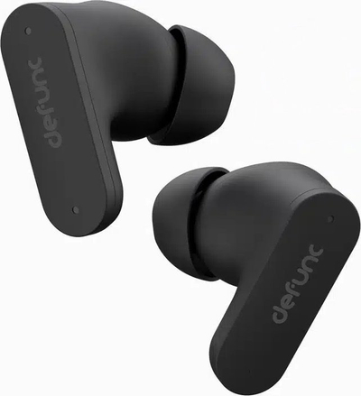 Kufje pa tela Defunc True ANC, Bluetooth 5.3, me kuti karikimi, të zeza