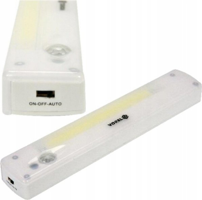 Lampë nate Toya Vorel Night Lamp, 120 lm, sensor lëvizjeje, e bardhë
