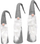 Figurina zbukuruese xhuxh, set 3 copë, 60 70 80 cm, gri