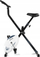 Biçikletë mekanike palosme Spokey Xfit SPK-944474, me ekran LCD, me rezistencë që e rregullon vetë, gri