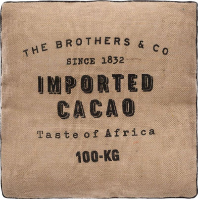 Jastëk dyshemeje Atmosphera Jute Cacao, 40x40 cm, kafe