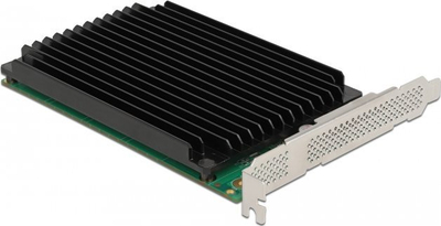 Kartë kontrolli Delock PCIe 90054, 4x NVMe M.2, PCIe 4.0 x16, e zezë