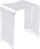 Stol banjoje RIDDER Trendy, akril, mban deri 110 kg, transparent