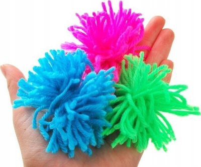 Set kreativ Girl's Creator Pom-Pom Scarf DIY, tezgjah edhe fije, shumëngjyrëshe