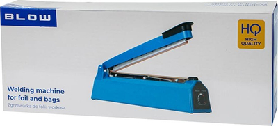 Рачна машина за запечатување ќеси, 400W, 300mm, сина