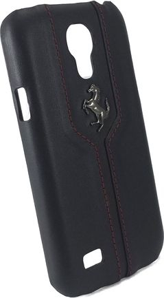 Kllëf telefoni Ferrari Monte Karlo për Samsung Galaxy S4 Mini, lëkurë, i zi
