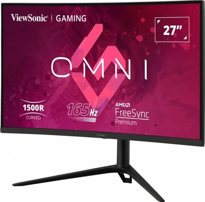 Monitor i harkum ViewSonic VX2718-2KPC-MHDJ 27", 2K, 165Hz, i zi