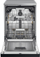 Lavastovilje Whirlpool W7F HS41 X, 15 sete, klasa C, inox