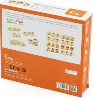 Puzzle druri Viga Animal Feeding 51607, 24 copa, për kalamaj