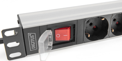 Rregullator prizash Digitus, 8 dalje italiane, profil alumini, i zi me argjend