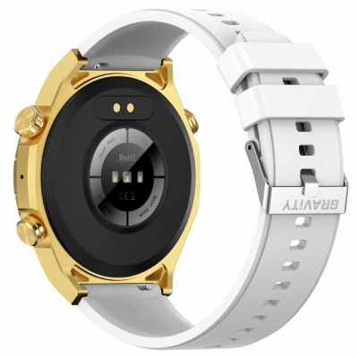 Smartwatch Gravity GT13-2, ekran 1.39", Bluetooth 5.2, gold