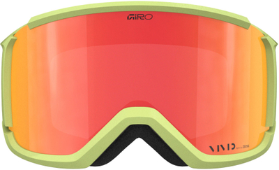 Syze skijimi Giro Revolt, lente VIVID ZEISS, cilindrike, jeshile me lente të kuqe