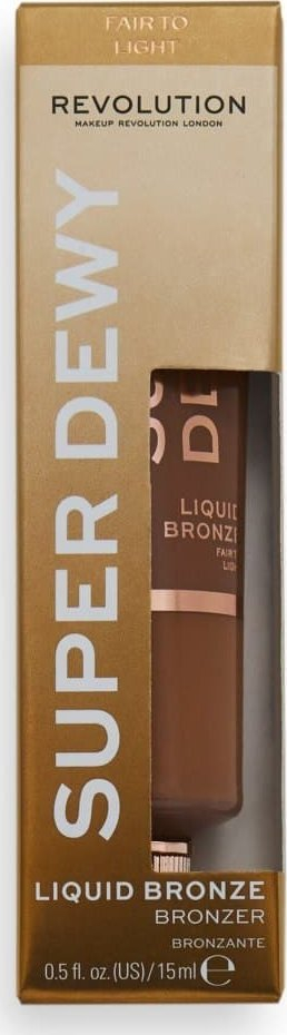 Bronzer i lëngshëm Revolution Makeup Superdewy, Fair to Light, 15 ml