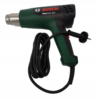 Pistoletë termike Bosch EasyHeat 500, 1600W, 300–500°C, jeshile