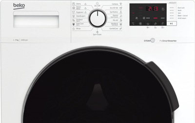 Lavatrice e hollë Beko WUE7612XST, 7 kg, 1200 rpm, A+++, e bardhë