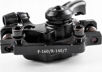 Kaliper frenash biçiklete JEDERLO F 160 R 140, mekanik, disk, i zi