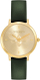Orë dore për femra Olivia Burton Signature 24000017, e gjelbër/e artë