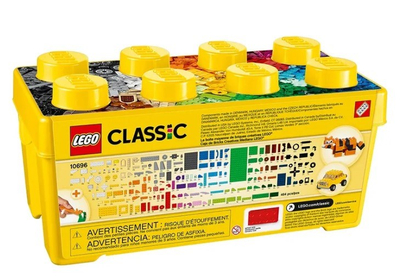 Set konstruktiv LEGO Medium Creative Brick Box, 484 pjesë, shumëngjyrëshe