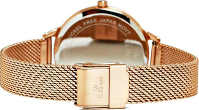 Ora dore për femra G.Rossi On Bracelet, çelik inox, blu metalike