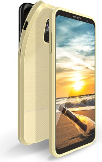 Футрола за телефон Dux Ducis TPU Lid Mojo за iPhone X, со магнет, златна